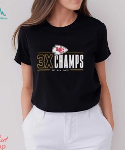 Kansas City Chiefs 3x Champions IV LIV LVII T Shirt