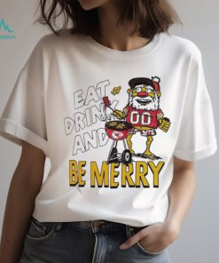 Kansas City Chiefs Eat Drink And Be Merry Christmas Shirt