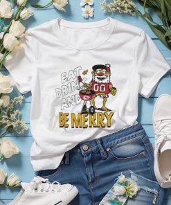 Kansas City Chiefs Eat Drink And Be Merry Christmas Shirt
