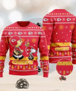 Kansas City Chiefs Funny Charlie Brown Peanuts Snoopy Ugly Christmas Sweater