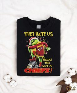 Kansas City Chiefs Grinch They Hate Us Because They Ain’t Us Chiefs Hoodie T Shirts