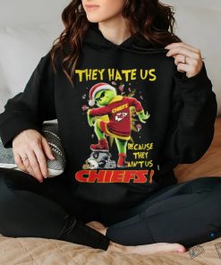 Kansas City Chiefs Grinch They Hate Us Because They Ain’t Us Chiefs Hoodie T Shirts