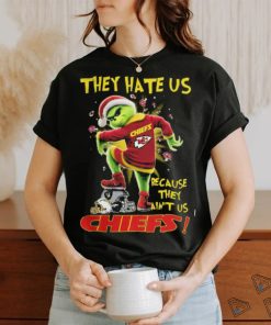 Kansas City Chiefs Grinch They Hate Us Because They Ain’t Us Chiefs Hoodie T Shirts