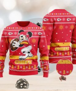 Kansas City Chiefs Mickey Mouse Funny Ugly Christmas Sweater