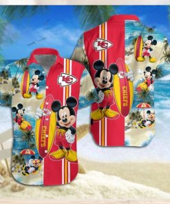 Kansas City Chiefs Mickey Mouse Hawaiian Shirt