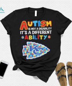 Kansas City Chiefs NFL Autism Is Not A Disability 2024 Shirt