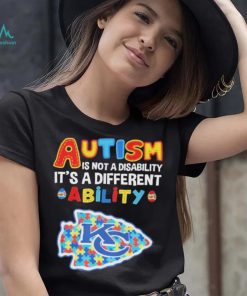 Kansas City Chiefs NFL Autism Is Not A Disability 2024 Shirt