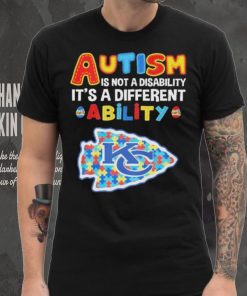 Kansas City Chiefs NFL Autism Is Not A Disability 2024 Shirt