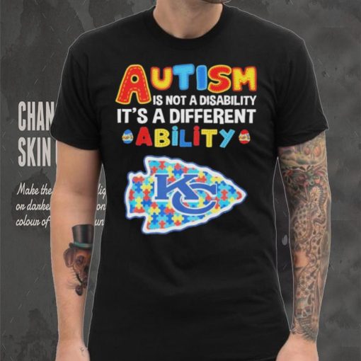 Kansas City Chiefs NFL Autism Is Not A Disability 2024 Shirt