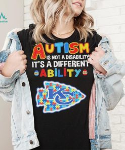 Kansas City Chiefs NFL Autism Is Not A Disability 2024 Shirt