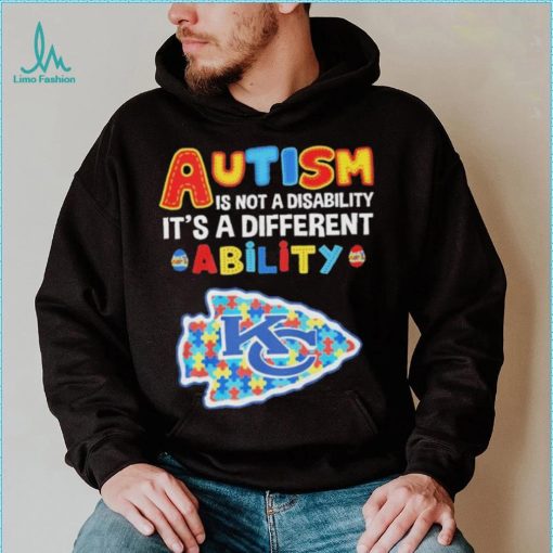 Kansas City Chiefs NFL Autism Is Not A Disability 2024 Shirt