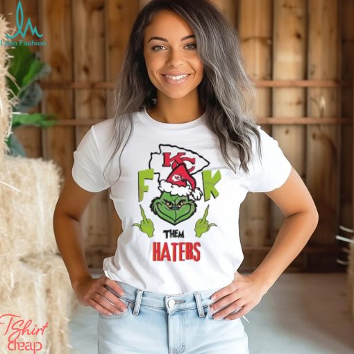 Kansas City Chiefs Santa Grinch Fuck Them Haters Shirt