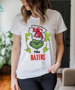 Kansas City Chiefs Santa Grinch Fuck Them Haters Shirt