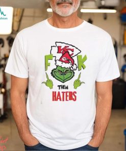 Kansas City Chiefs Santa Grinch Fuck Them Haters Shirt