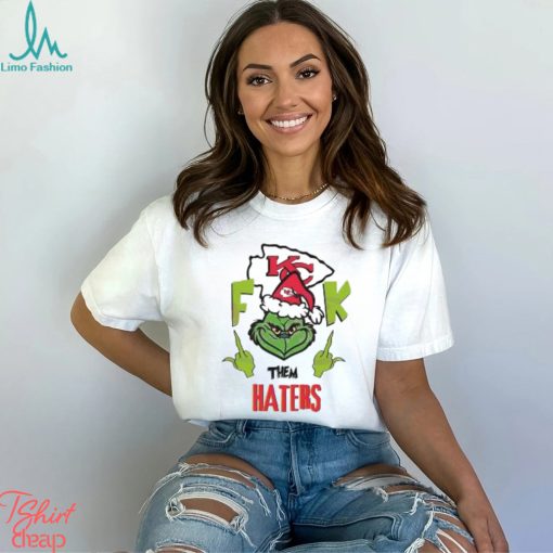 Kansas City Chiefs Santa Grinch Fuck Them Haters Shirt