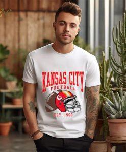 Kansas City Chiefs football est. 1960 NFL helmet logo shirt