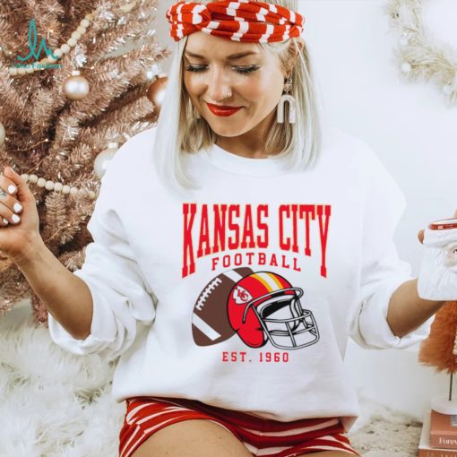 Kansas City Chiefs football est. 1960 NFL helmet logo shirt