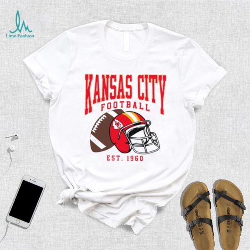 Kansas City Chiefs football est. 1960 NFL helmet logo shirt
