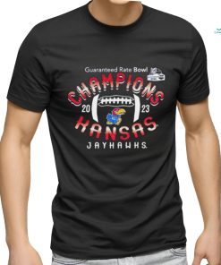 Kansas Jayhawks 2023 Guaranteed Rate Bowl Champions shirt