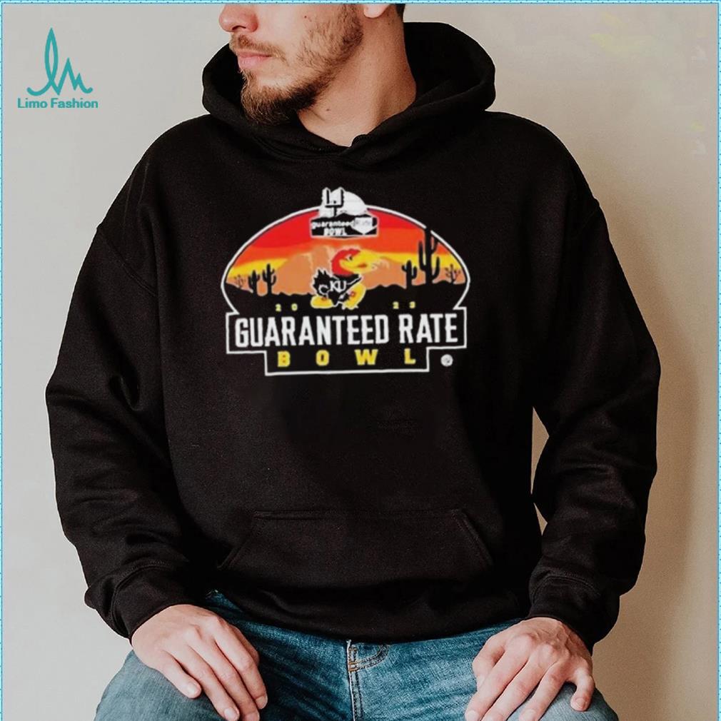 Kansas Jayhawks 2023 Guaranteed Rate Bowl Retro Style T shirt Kansas Jayhawks 2023 Guaranteed Rate Bowl Retro Style T shirt