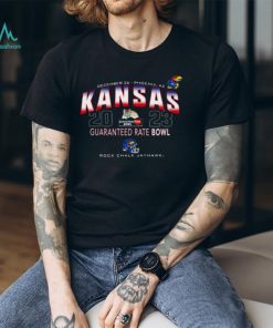 Kansas Jayhawks 2023 Guaranteed Rate Bowl Rock Chalk Jayhawk T shirt