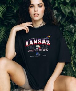 Kansas Jayhawks 2023 Guaranteed Rate Bowl Rock Chalk Jayhawk T shirt