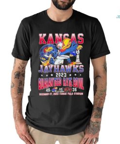 Kansas Jayhawks 2023 Guaranteed Rate Bowl Winner Defeat UNLV Rebels 49 36 Shirt