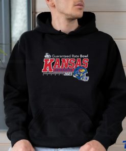 Kansas Jayhawks 2023 Guaranteed Rate Helmet Shirt
