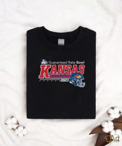 Kansas Jayhawks 2023 Guaranteed Rate Helmet Shirt