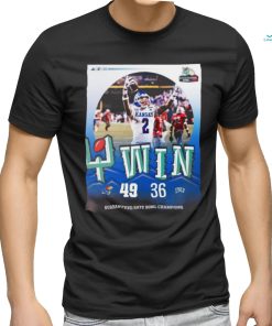 Kansas Jayhawks Defeated UNLV 49 36 To Win The 2023 Guaranteed Rate Bowl Champions NCAA Football T shirt