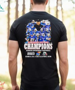 Kansas Jayhawks Football Team Guaranteed Rate Bowl 2023 Champions Shirt