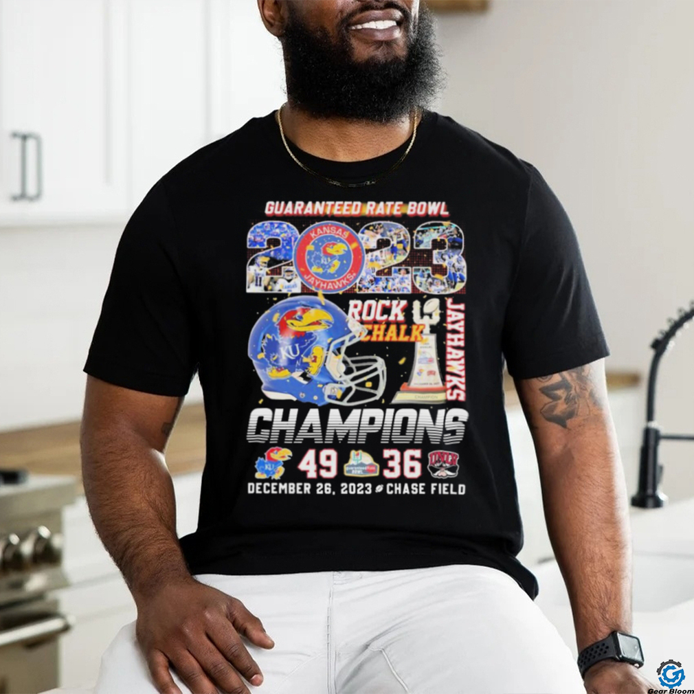 Kansas Jayhawks Guaranteed Rate Bowl Champions Rock Chalk 49 36 shirt Kansas Jayhawks Guaranteed Rate Bowl Champions Rock Chalk 49 36 shirt