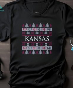 Kansas Jayhawks Holiday Christmas Tree T Shirt