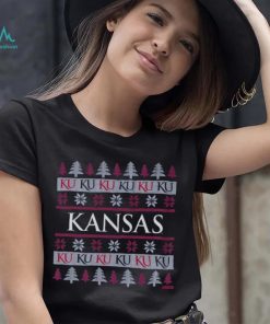 Kansas Jayhawks Holiday Sweater T Shirt