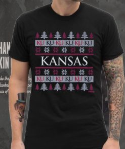 Kansas Jayhawks Holiday Sweater T Shirt