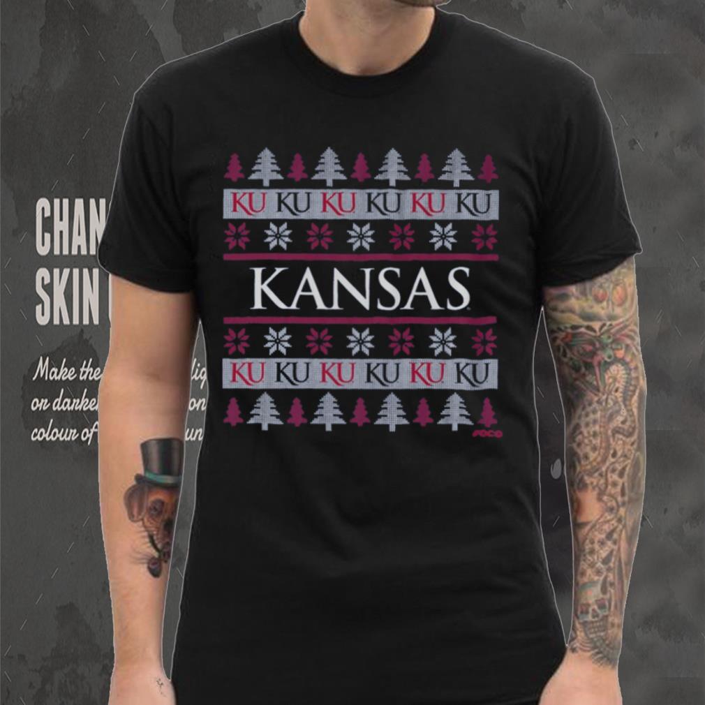 Kansas Jayhawks Holiday Sweater T Shirt Kansas Jayhawks Holiday Sweater T Shirt