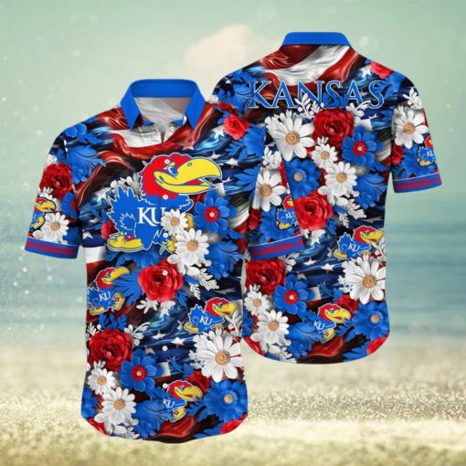 Kansas Jayhawks NCAA2 Hawaii Shirt Independence Day