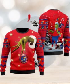 Kansas Jayhawks Team GrinchUgly Christmas Sweater Cute Christmas Gift