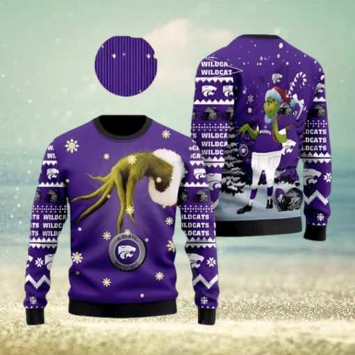 Kansas State Wildcats Team GrinchUgly Christmas Sweater Cute Christmas Gift