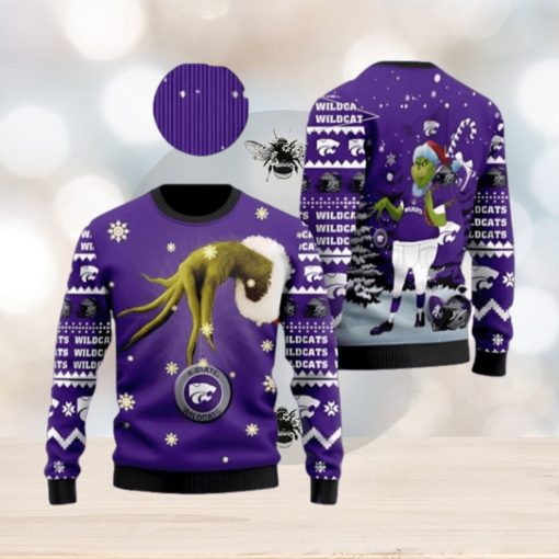 Kansas State Wildcats Team GrinchUgly Christmas Sweater Cute Christmas Gift