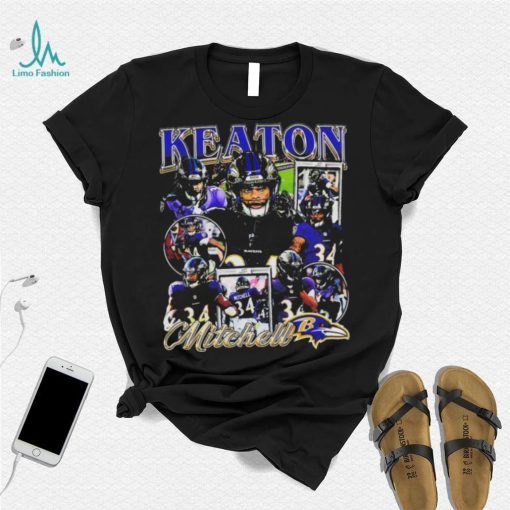 Keaton Mitchell Baltimore Ravens football graphic shirt