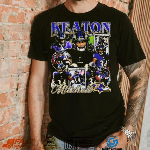 Keaton Mitchell Baltimore Ravens football graphic shirt