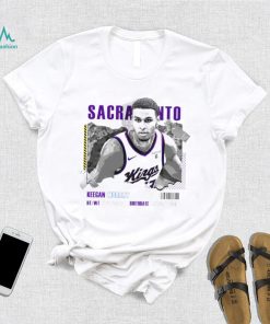 Keegan Murray Sacramento Kings basketball player information paper shirt