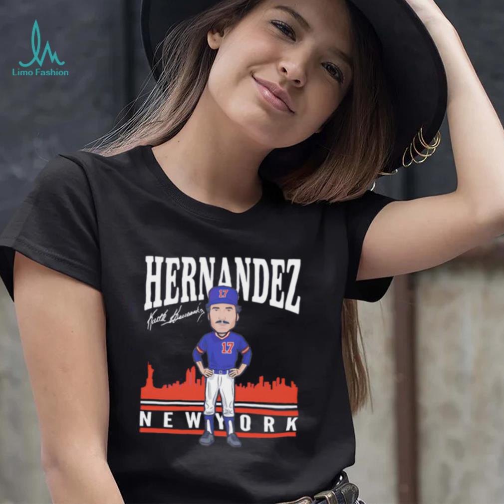 Keith Hernandez number 17 New York Mets baseball player signature skyline shirt Keith Hernandez number 17 New York Mets baseball player signature skyline shirt