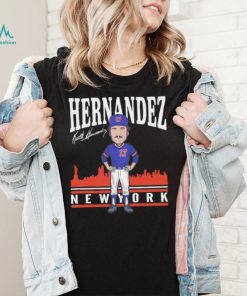 Keith Hernandez number 17 New York Mets baseball player signature skyline shirt