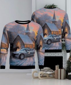 Kentucky State Police Car Ugly Christmas Sweater