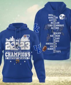 Kentucky Wildcats 2023 Gator Bowl Champions Hoodie T Shirt