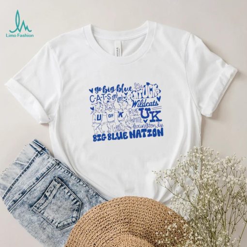 Kentucky Wildcats est. 1865 go big blue mascot funny shirt