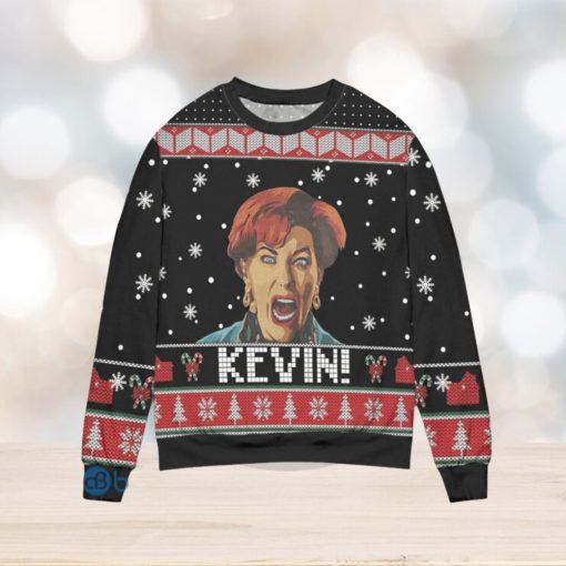 Kevin! Meme Home Alone Snowflake Christmas Pattern Ugly Christmas Sweater Christmas Gift For Men And Women