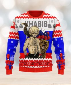 Khabib Nurmagomedov Ugly Christmas Sweater Christmas Gift For Men And Women